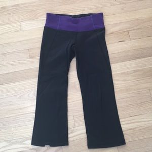 Lululemon black crop legging